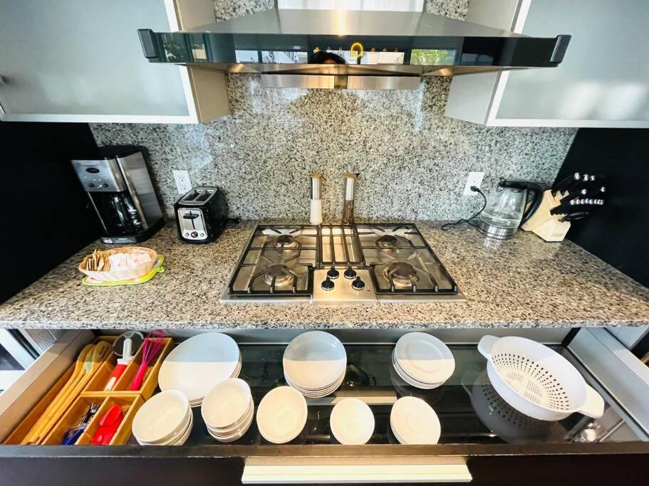 Spacious Downtown 2 Bedroom Condo With Pool And Air Conditioning Victoria Exteriér fotografie